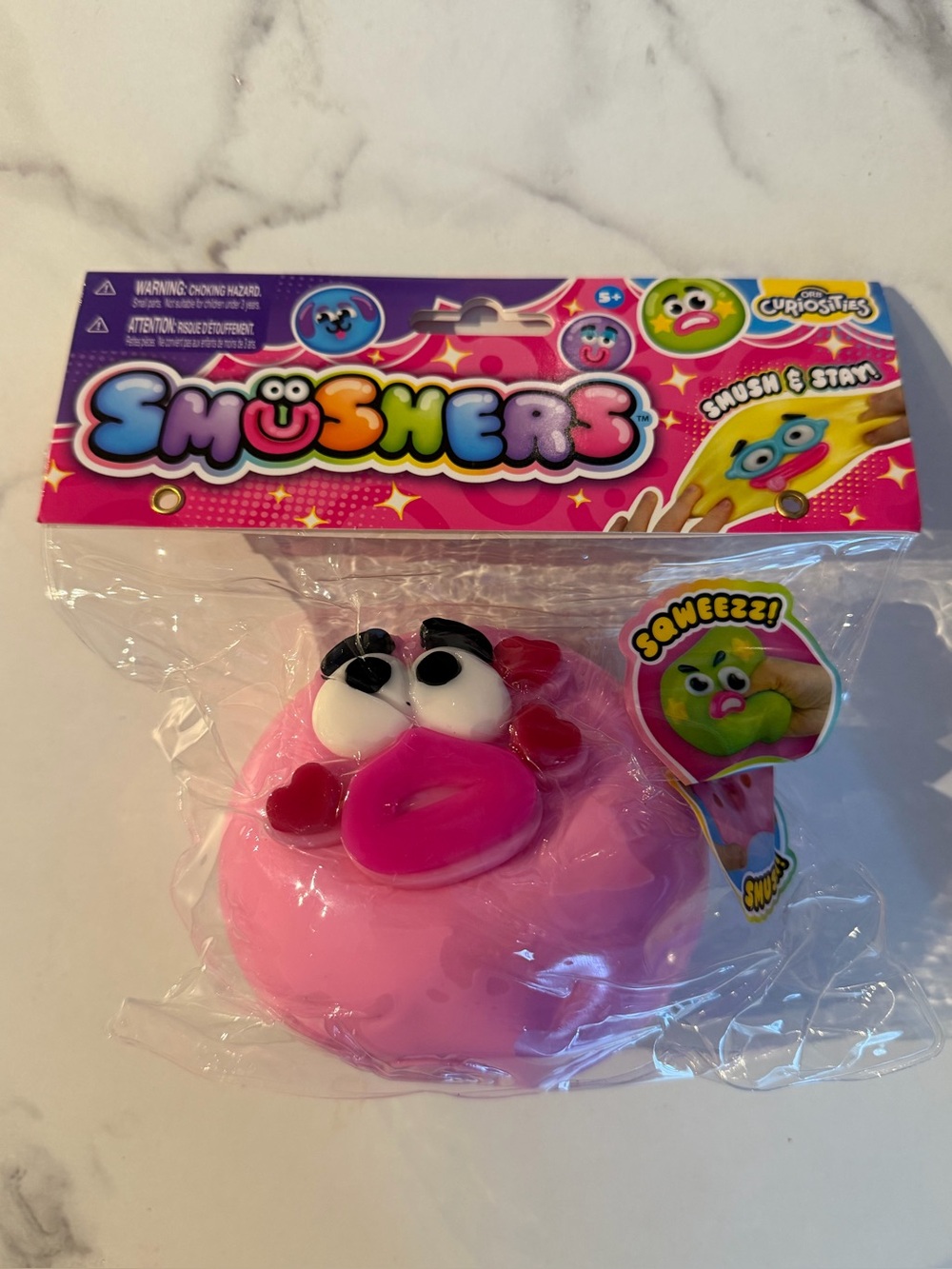 Authentic ORB Smushers Pink Heart
